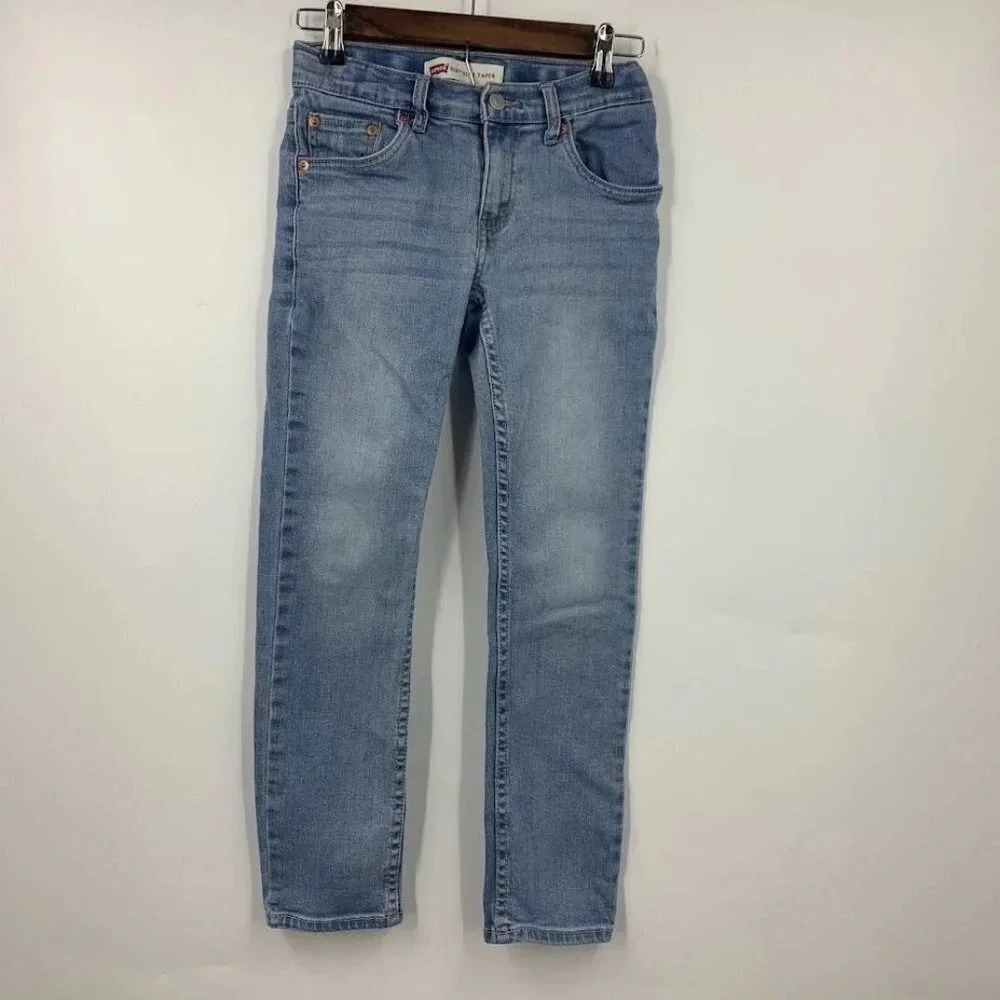 Levi's Boys 512 Slim Taper Classic 5 Pocket Fit Jeans in Sin City Blue Size 10‎